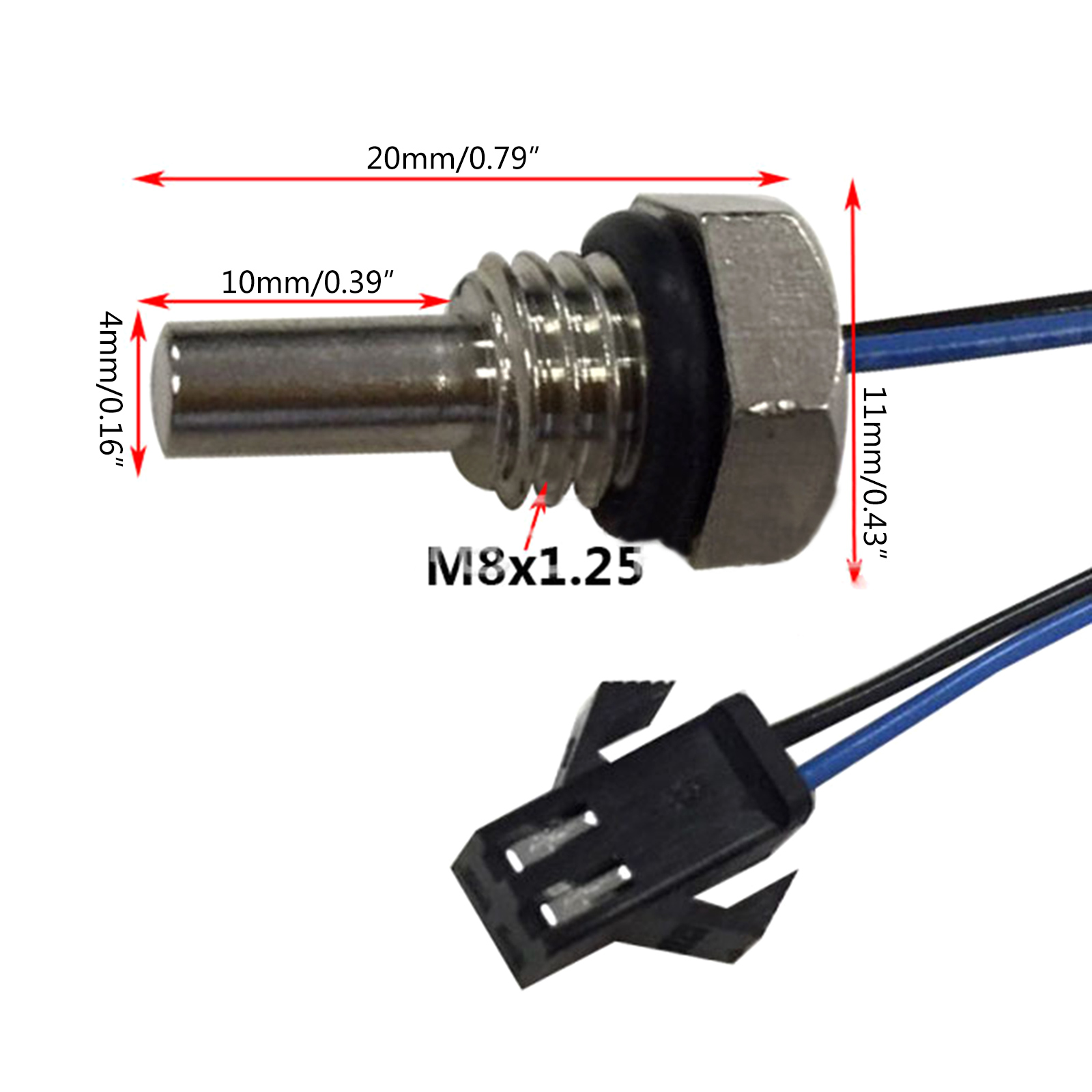 Waterproof NTC 50K Thermistor Accuracy Temperature Sensor For Ice Breaker, Oven