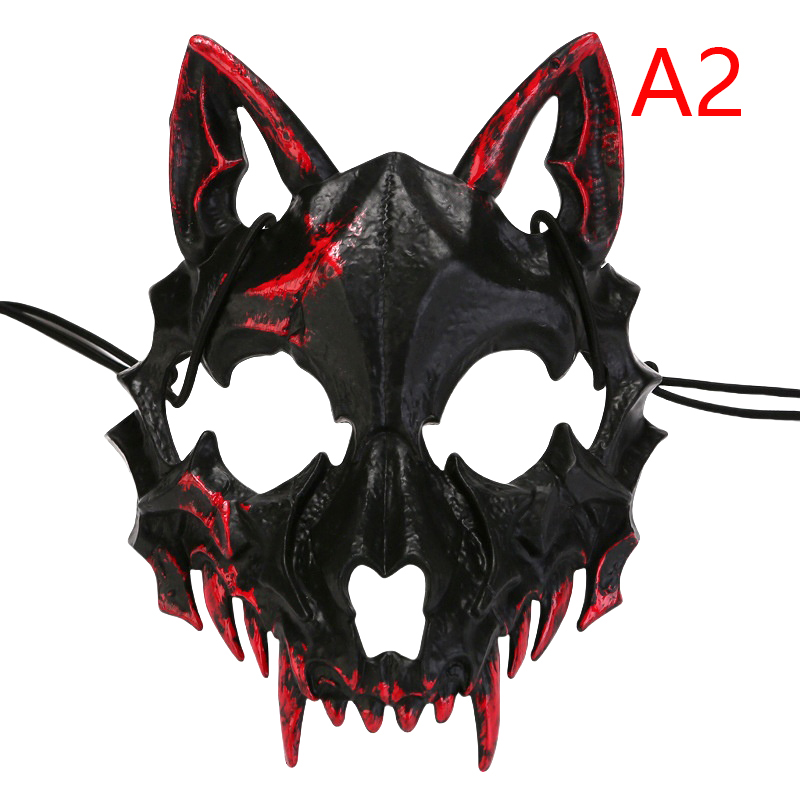 Halloween%20Mask%20Half-face%20Mask%20Cos%20Dragon%20God%20Fierce%20Tiger%20Night%20Fork%20Tengu%20Man%20Wolf%20Mask%20Performance%20Skull%20Masks%20CVFHHH%20-%20Image%204