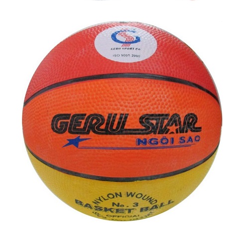 Quả bóng rổ cao su trẻ em Gerustar 8 màu số 5
