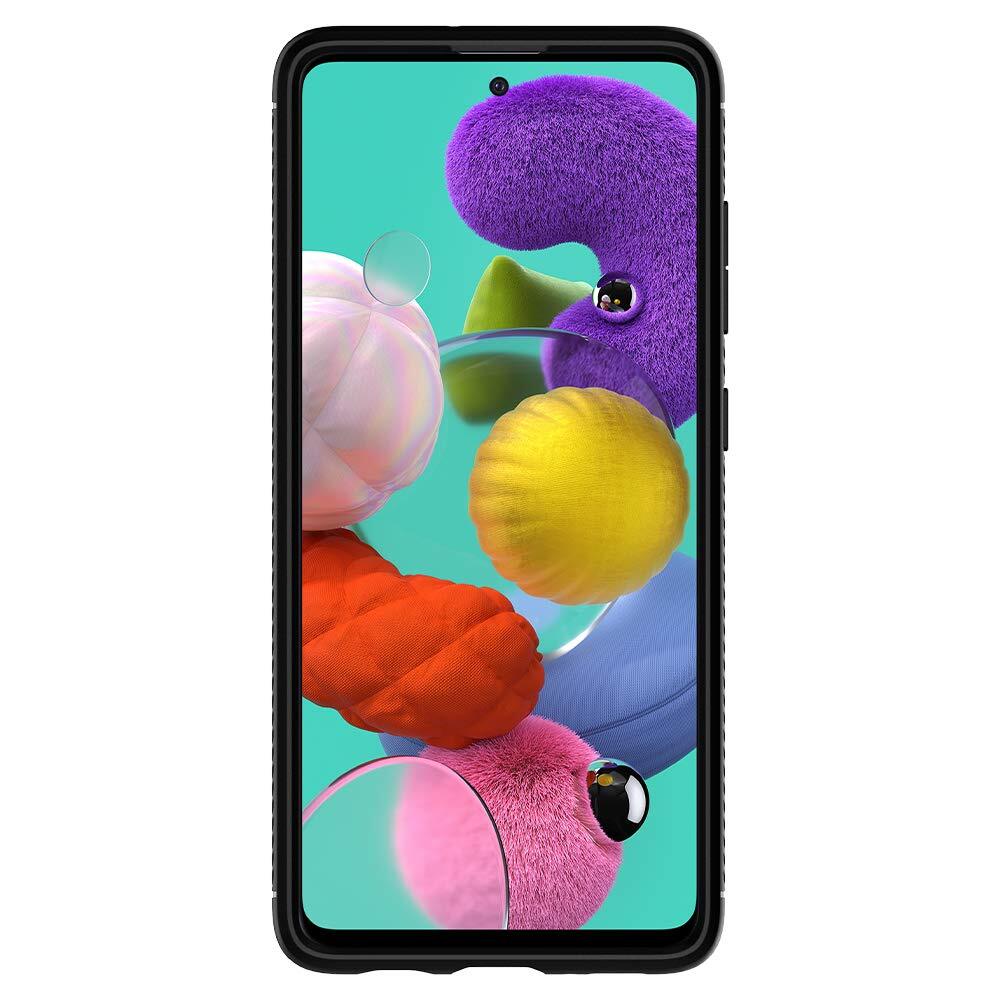 Ốp cho Samsung Galaxy A51 Rugged Armor - Chính hãng Spigen