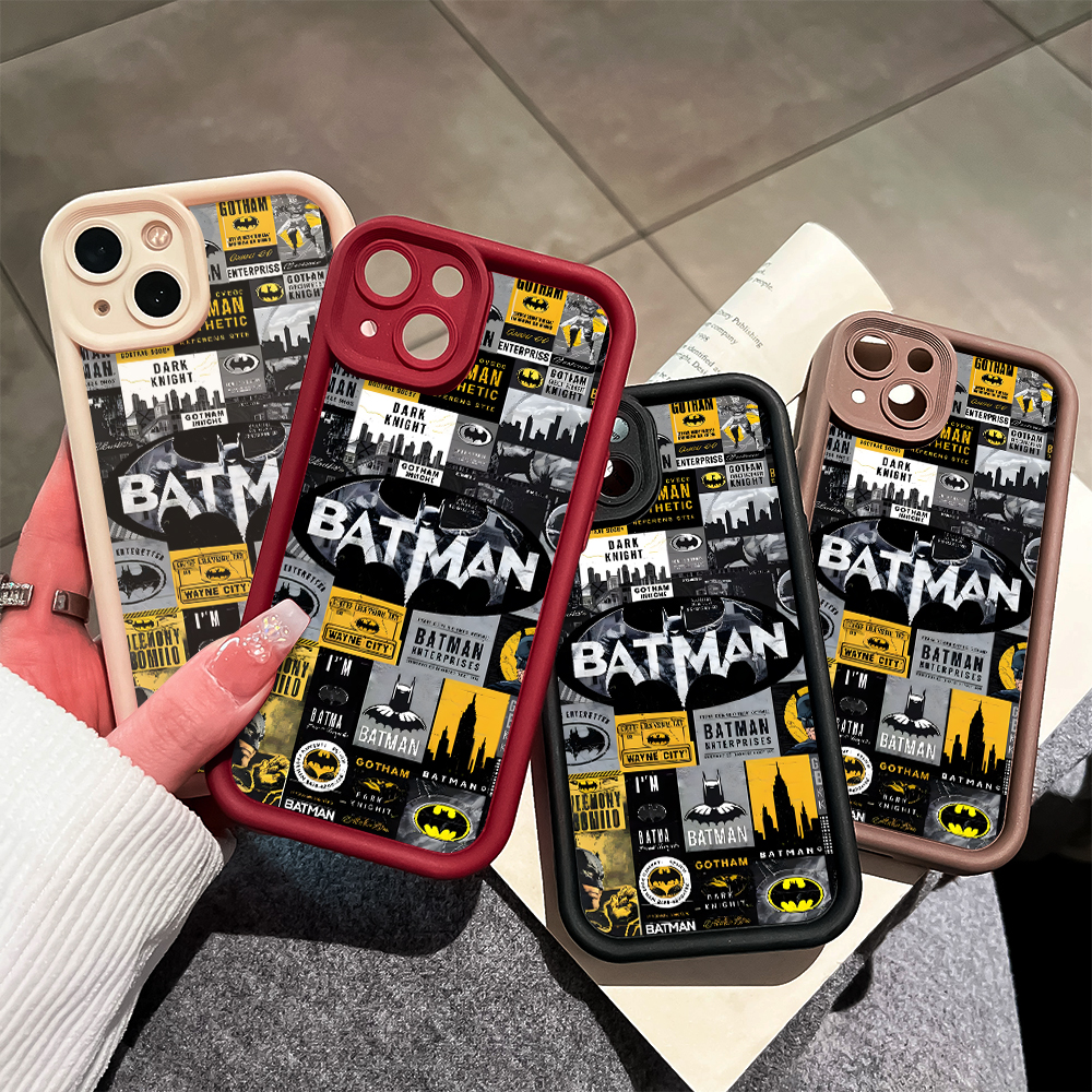 UCUC for Redmi Note 13 4G 5G Note 13 Pro+ 5G Xiaomi Poco X6 M6 Pro Back Cover Dark Knight Ladder Camera Soft Rubber Phone Case. 