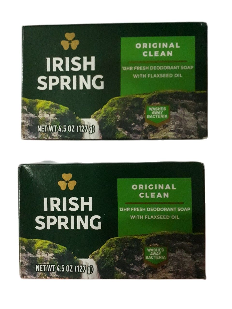 Xà phòng tắm kháng khuẩn dạng  cục Irish Spring 127g( Mẫu mới)