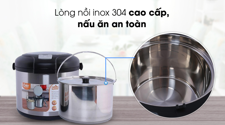 Nồi ủ nhiệt đa năng 5 lít Comet CM7661