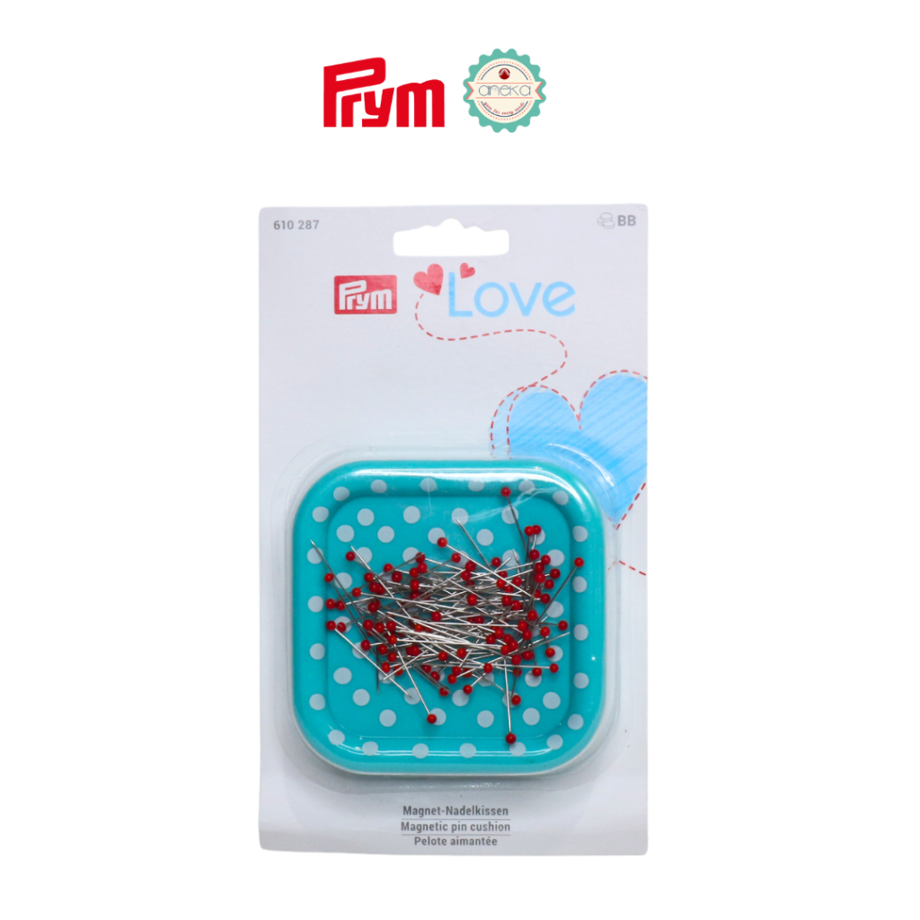 Coussin à épingles Magnétique Prym En Forme De Cœur - Range Aiguilles Couture