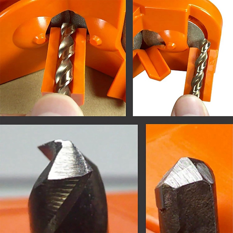 Multipurpose Drill Bit Grinding Sharpener,Electric Drill Bit Sharpener for All Bits Portable Drill Grinder Grinding Tool Durable Easy Install Easy to Use