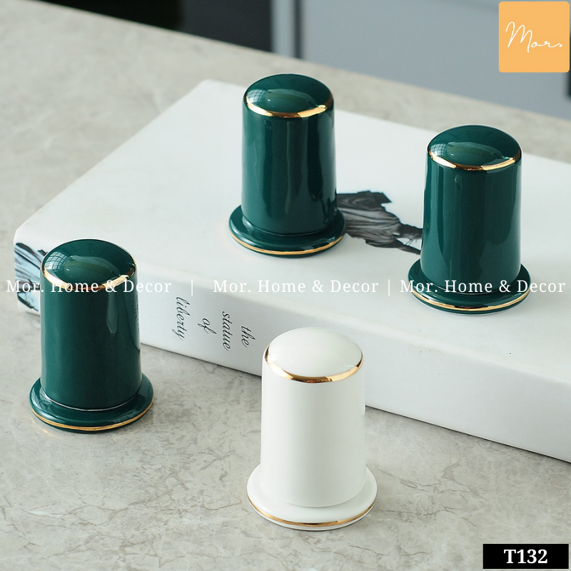 Lọ đựng tăm sứ cao cấp - T132
