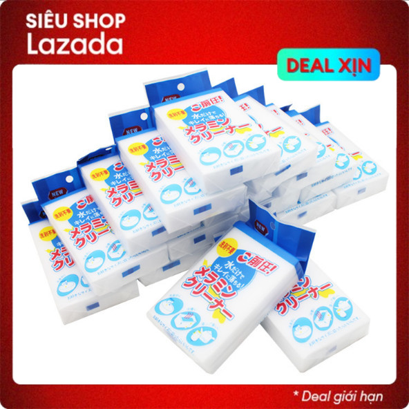 Set 5 Miếng mút xốp bọt biển Melamine thần thánh cọ rửa đa năng - Miếng cọ rửa chén bát đa năng