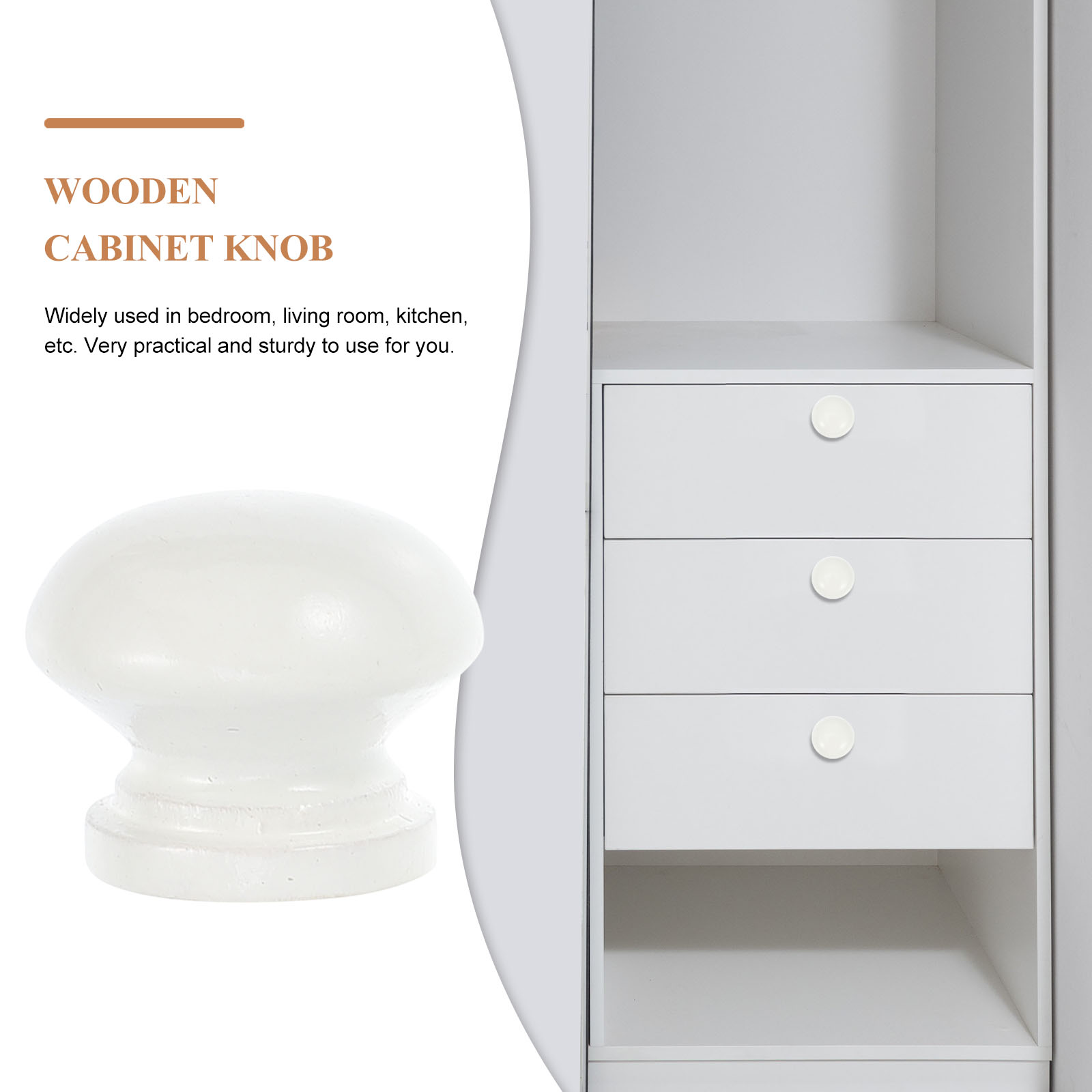 12 Pcs Screwdriver Wardrobe Handle Screws Cabinet Knobs Wooden Drawer Stopper. 