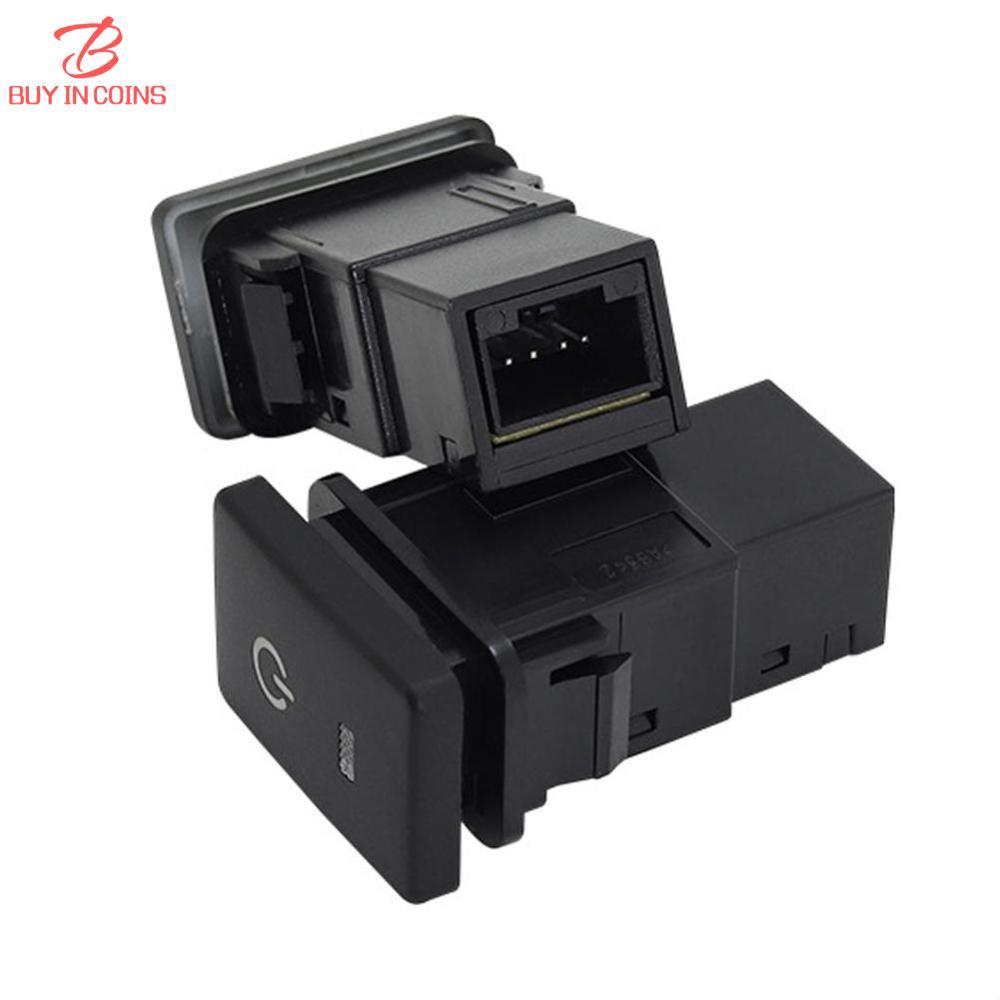 BC Đèn Sương Mù Công Suất LED DRL Cho Xe Hơi Nút Sưởi Gương Chiếu Hậu Công Tắc Phía Sau Đèn Xanh Lục Kèm Dây Cáp Cho Toyota Camry Prius Corolla