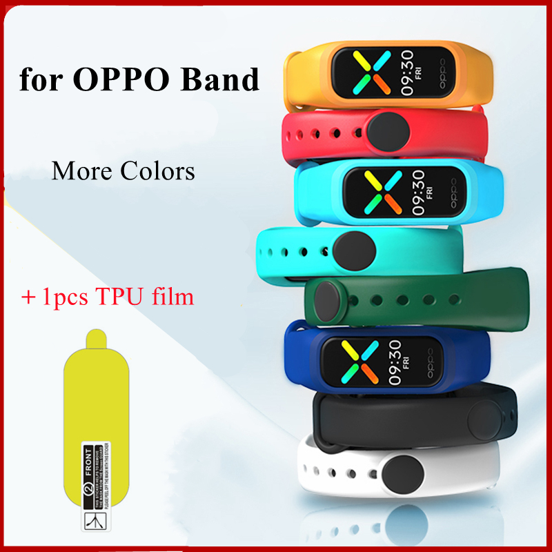 Silicone Wrist Strap For OPPO Band Replacement Bracelet Sport Band Soft Waterproof Wristband For OPPO Smart Band Belt thumbnail