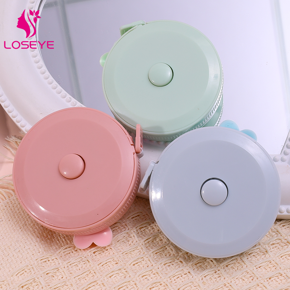 Băng keo may đo hộ gia đình đa chức năng thước dây tự động thu vào Mini 1.5m cầm tay cho thước đo quần áo đo vòng eo chân