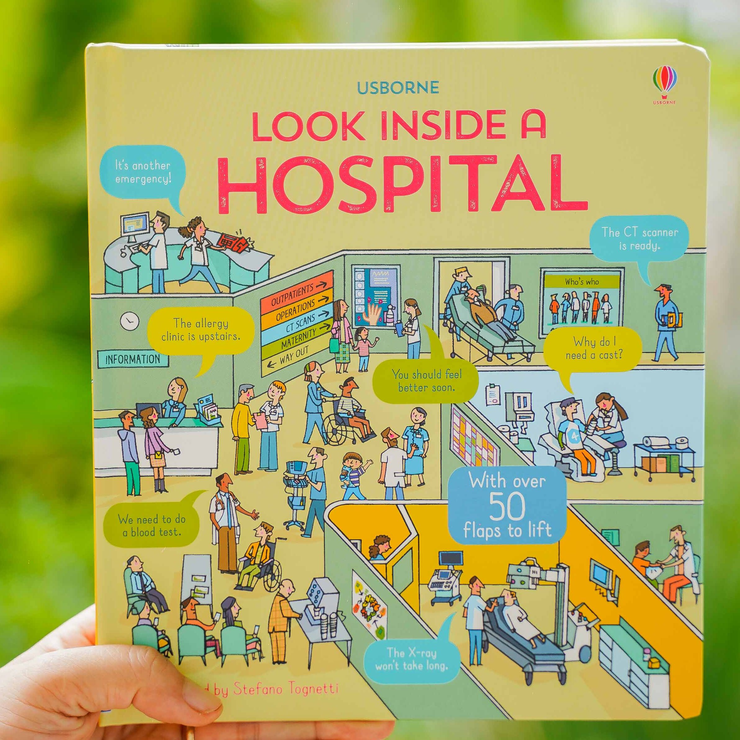 Sách tiếng Anh Usborne lật mở khám phá Look Inside cho trẻ 3-5 tuổi