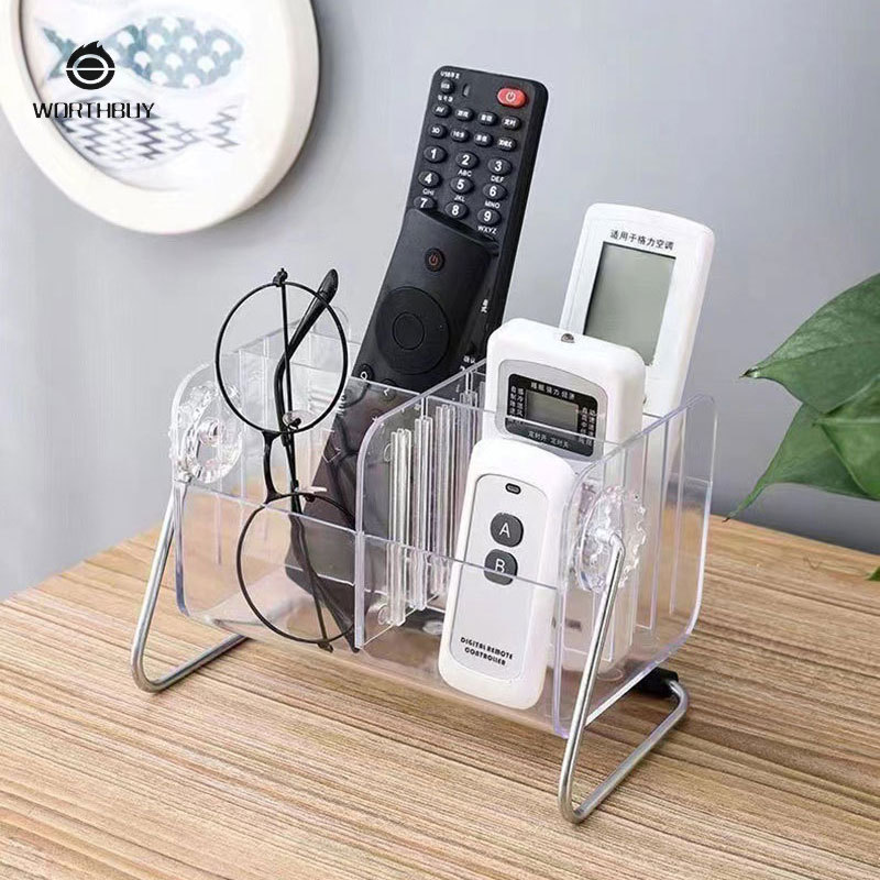 Coffee table remote control storage box Table glasses mobile phone case debris storage shelf Bedroom vertical high appearance level large capacity