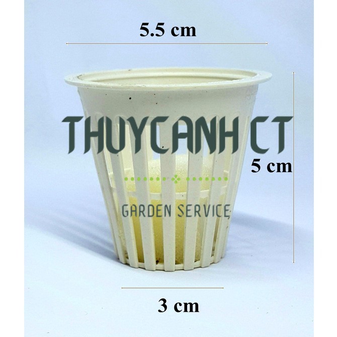 100 Rọ thủy canh trồng rau 55x50x30mm (Rọ nhỏ)