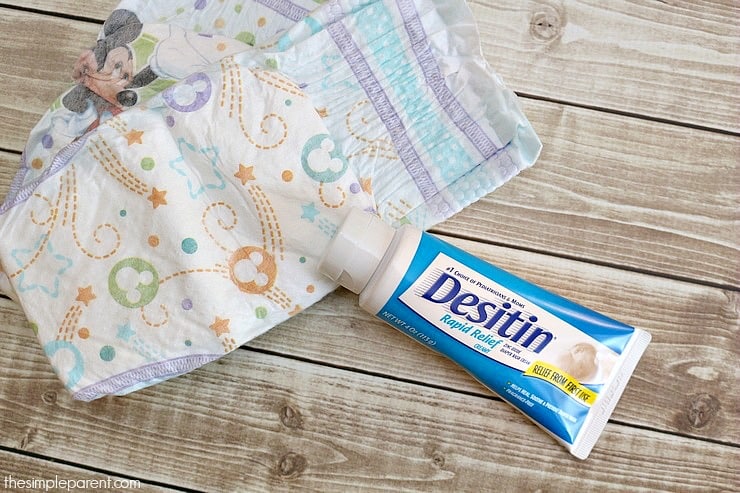 Kem hăm Desitin tím/xanh cho bé 113g