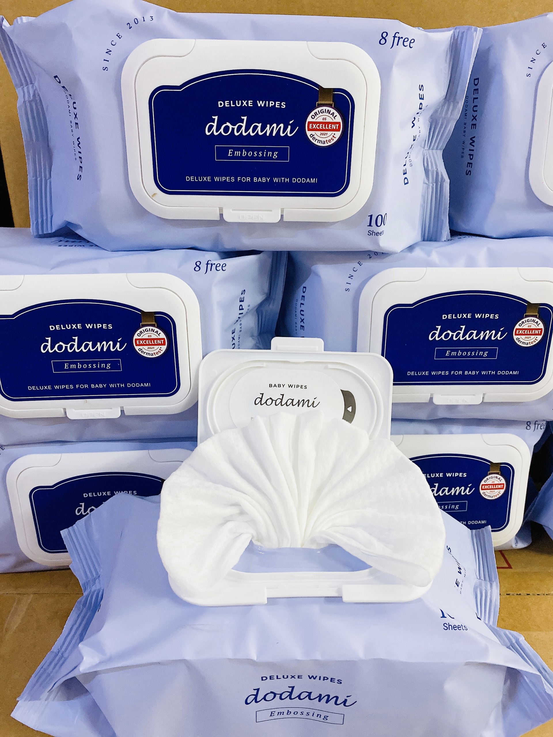 Khăn ướt DODAMI thảo dược không mùi cho bé