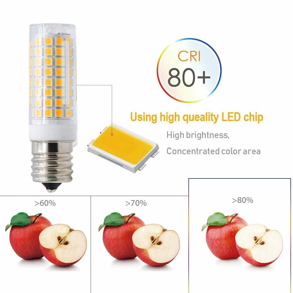 Giao hàng nhanh⚡Bóng Đèn Led Mini Dimmable G4 G9 E11 E12 E14 E17 Ba15d GY6.35 10W 102 Đèn LED bóng đèn Ngô thay thế 80W đèn Halogen 220V 110V cho nhà