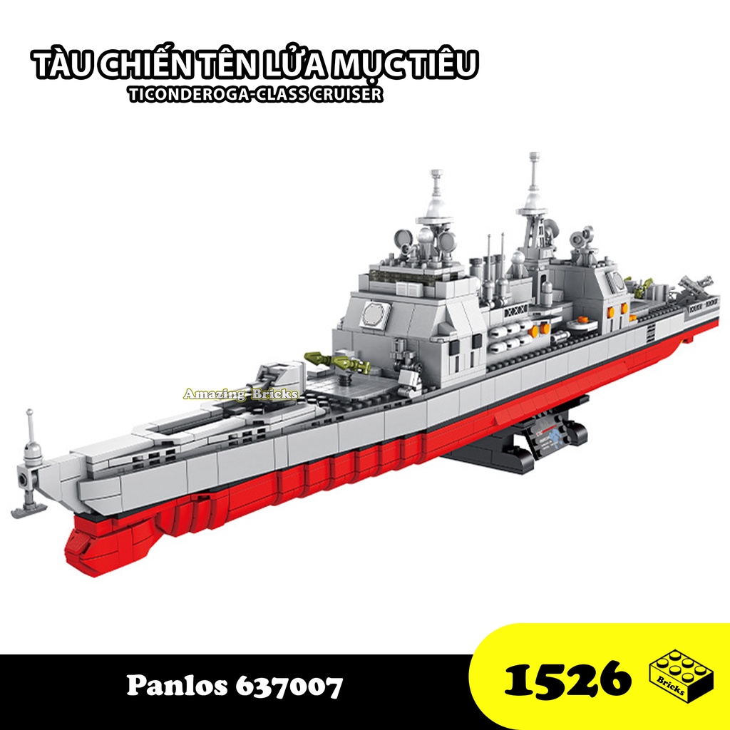 Bộ đồ chơi LEGO mô hình lắp ráp Tàu sân bay chiến hạm biến hình robot