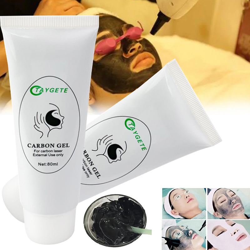 【Deal】 Carbon Black Gel for ND YAG Skin Peeling Skin Rejuvenation Moisturizing Whitening Deep Cleaning.