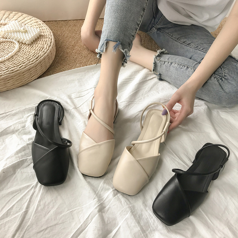 giày 39 sandal quay chéo trong