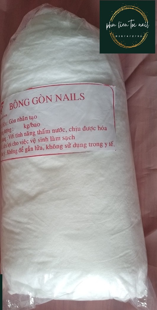 Bông gòn làm nail 400g- trường thọ, tđ
