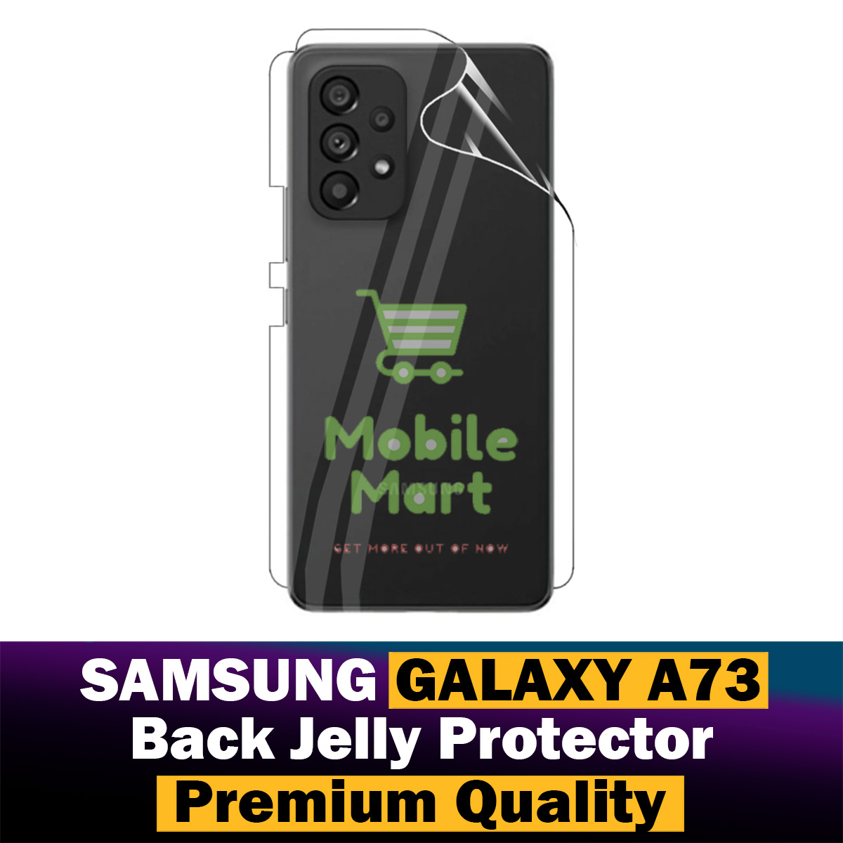 Samsung Galaxy A73 Back Hydrogel Soft Film jell Protector Sheet For Samsung Galaxy A73. 
