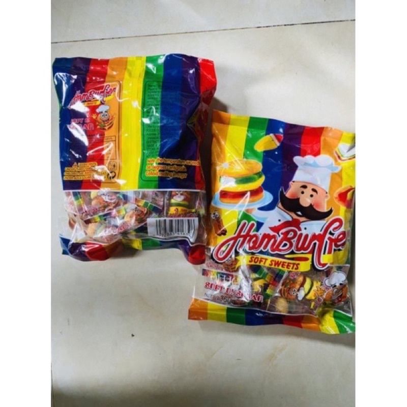 Kẹo Dẻo Hamberger 360g chuẩn thái lan