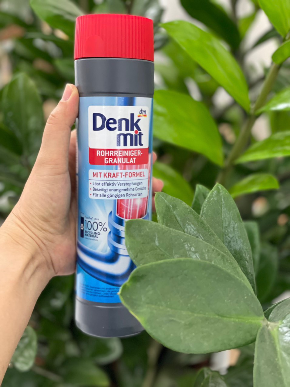 Bột thông cống DENKMIT 600g- hàng nhập khẩu Đức