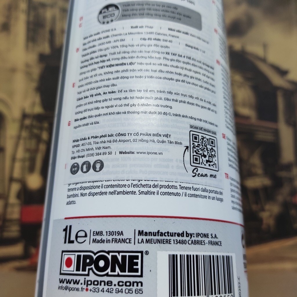 Nhớt cao cấp IPONE Katana Scoot 5W40