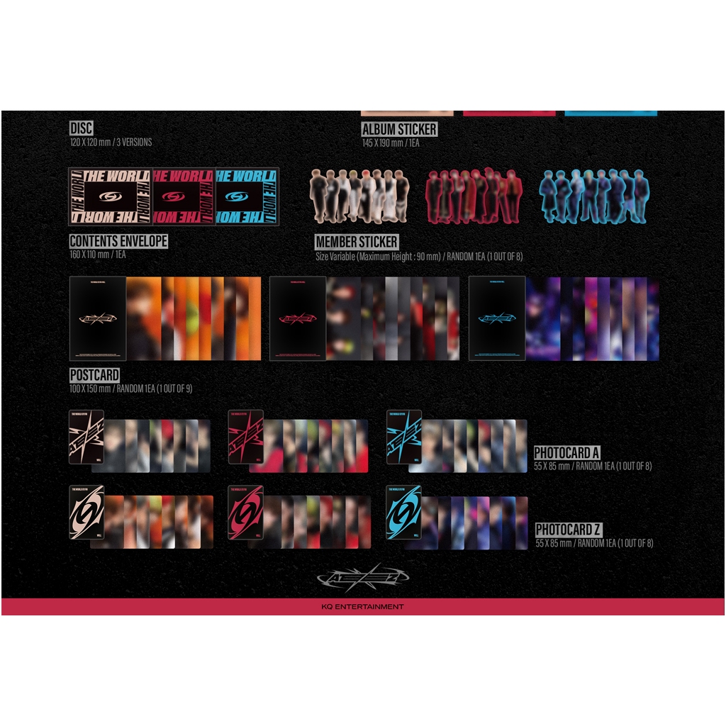 ALBUM ATEEZ - [ THE WORLD EP.FIN WILL ] có sẵn nguyên seal