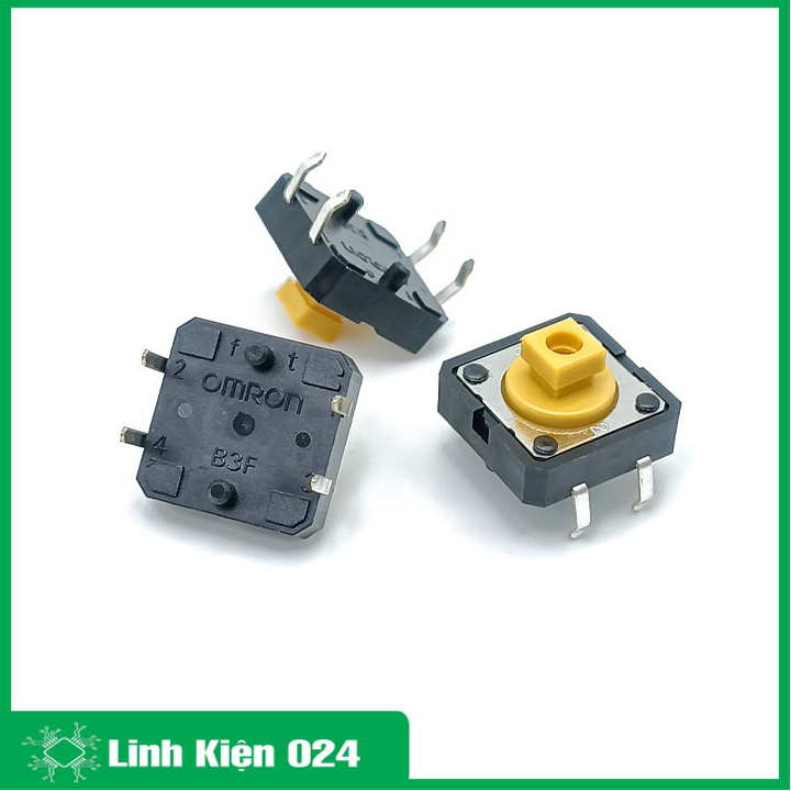 Combo 10 nút nhấn 4 chân 12x12x7.3mm