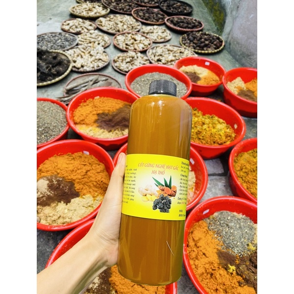 Cốt gừng nghệ gấc hạ thổ handmade