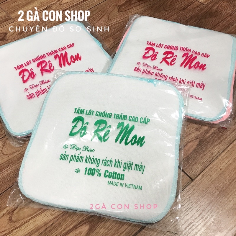 LÓT TÈ CHỐNG THẤM DOREMON CHO BÉ - GIẶT ĐƯỢC