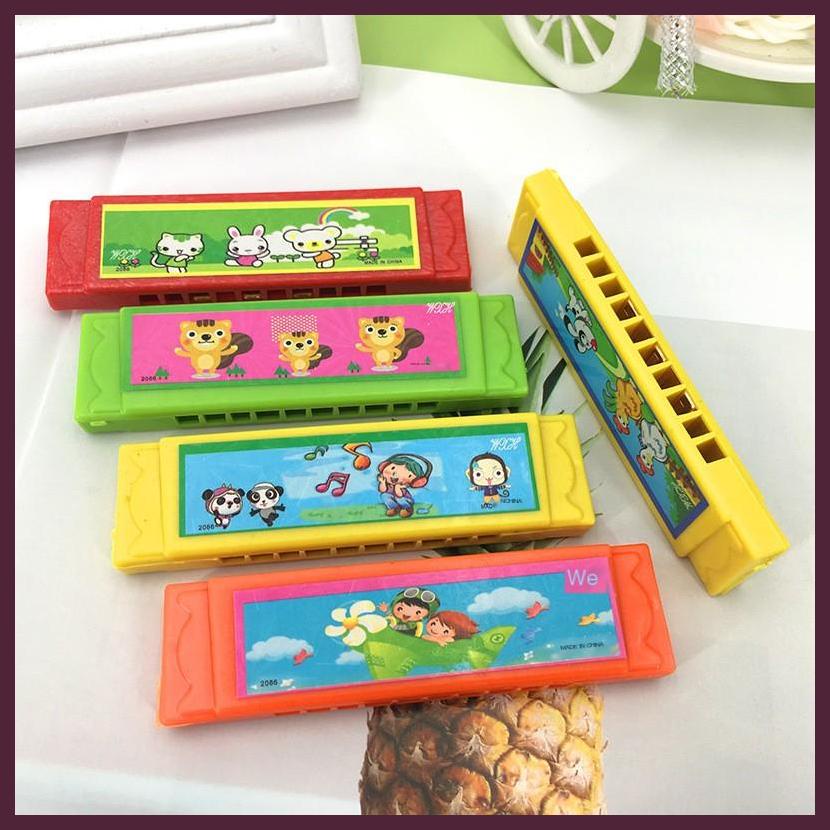 goya102 Kèn Harmonica 5 Lỗ Mini Họa Tiết Hoạt Hình Dễ Thương Cho Bé