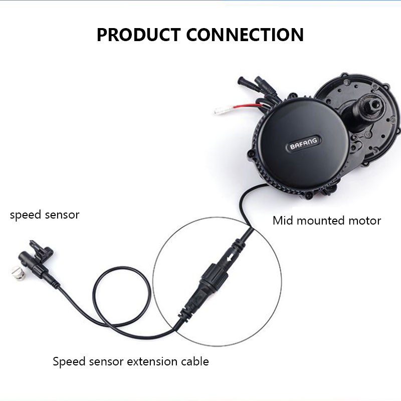 Motor speed sensor extension cable 3pin extension cable modification accessories
