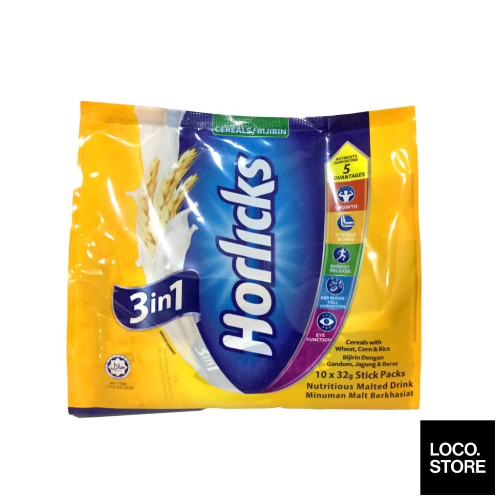 Horlicks 3In1 Cereals Powder 10X32G | Lazada