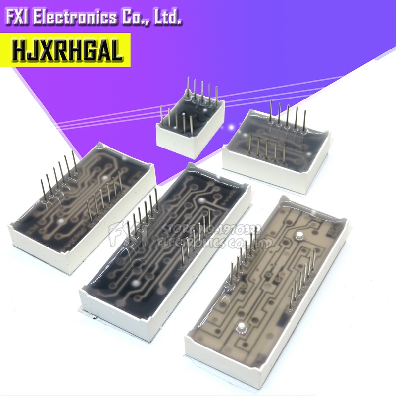 5 cái Ống kỹ thuật số đoạn anốt chung cực âm chung như màu đỏ 1 2 3 4 bit thời gian Ống kỹ thuật số 0.56 inch 12 kim Màn hình đèn LED đỏ mạch tích hợp