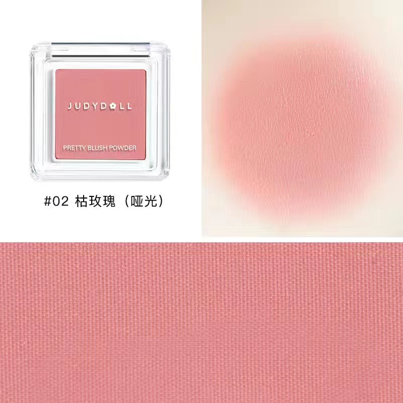 Lofans Pretty Phấn Má Hồng Matte Shimmer Cheek Bảng Màu Má