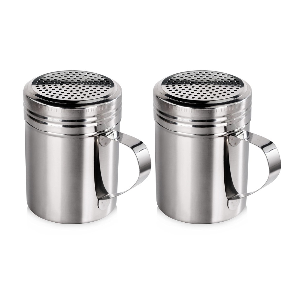 FANCY 2pcs Salt Shaker Stainless Steel Adjustable Salt Bottle Lightweight  Spice Dispenser Seasoning Bottle Seasoning Container for Home Kitchen  Restaurant Outdoor Barbecue 