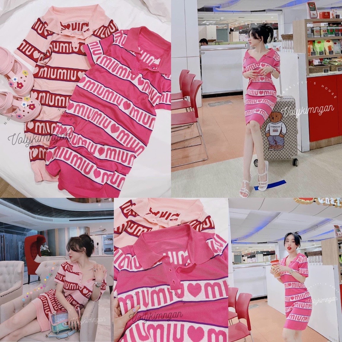 Váy len mongtoghi suông cổ đức miumiu cực hot