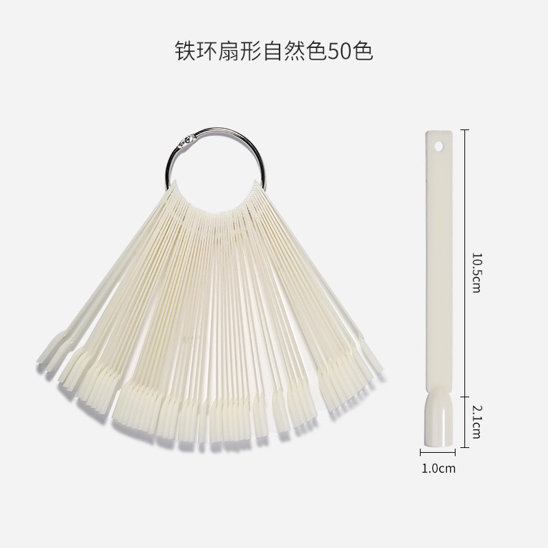 Móng que tập vẽ, tập sơn, làm mẫu nail bịch 50 que (nhọn, vuông, bầu, thang)