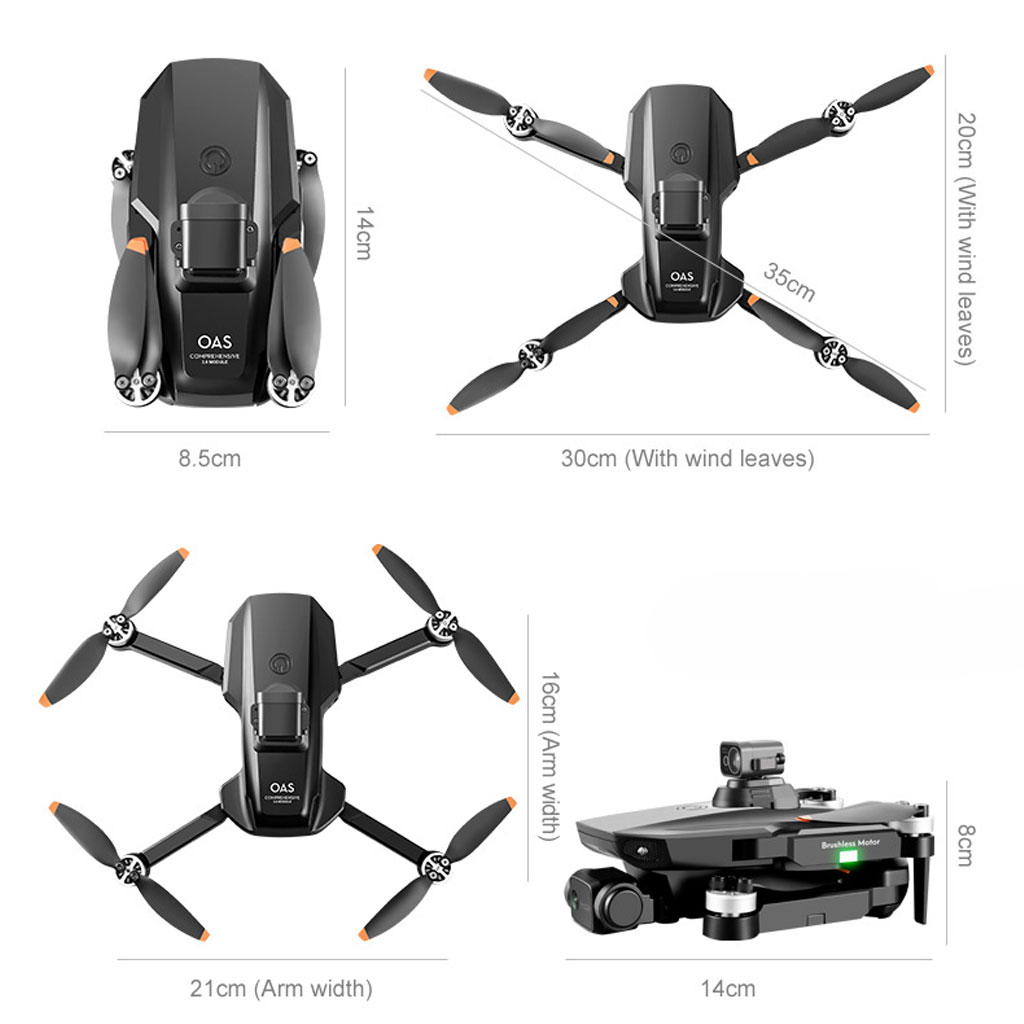 (NEW 2022) Flycam Camera 8K S135 Pro 2022 Tránh Vật Cản, Định Vị G.P.S, Máy Bay Không Người Lái 4...