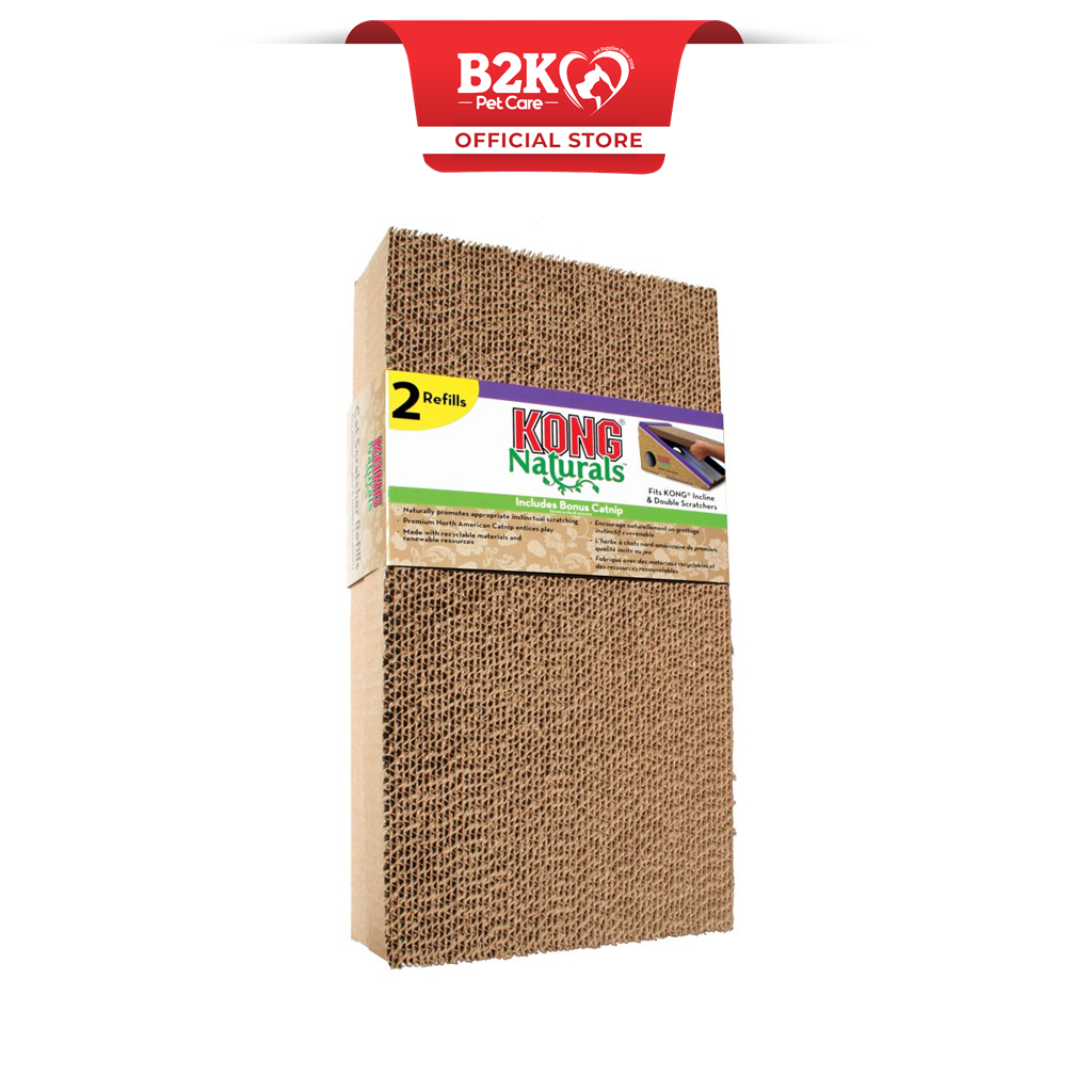 kong naturals incline scratcher cat toy refills