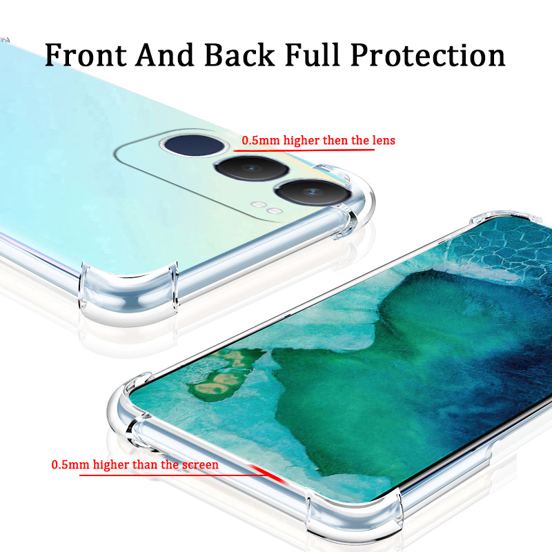 Phone case Vivo Y19S Pro Soft Transparent Full Protection shockproof Armor Back Cover Vivo Y19S Pro Case. 