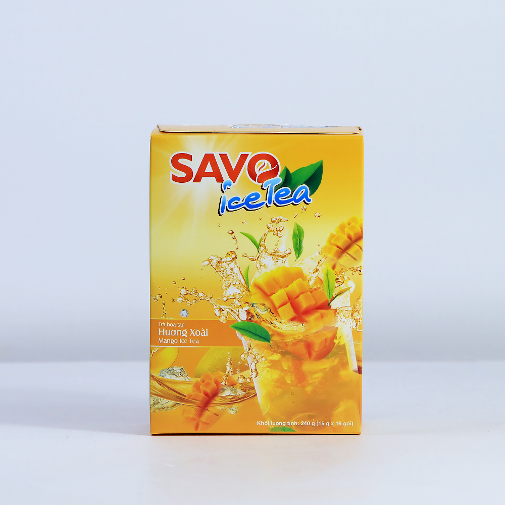 SAVO TRÀ HÒA TAN - VỊ XOÀI (Hộp 16 gói)