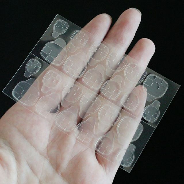 Dán móng giả 24 miếng, dán tái sử dụng dễ tháo lắp