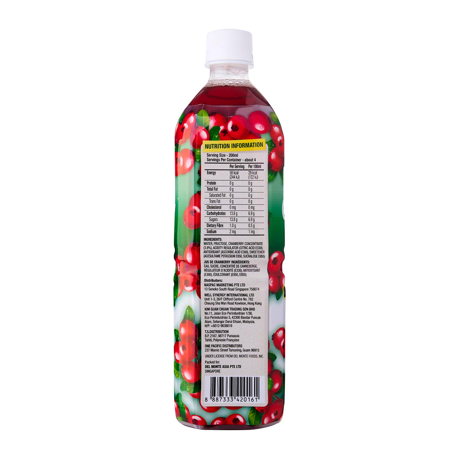Del Monte Ntuc Cranberry Juice Del Monte Cranberry Fruit Drink