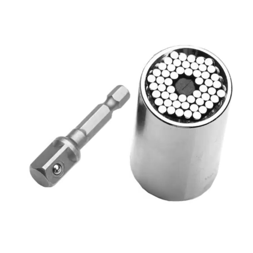 Universal Torque Wrench Spanner Grip Multi Function Ratchet Socket