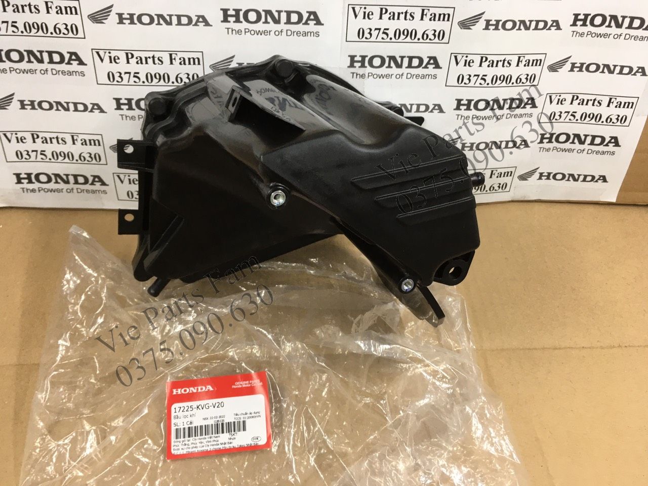 Thân hộp lọc gió ab 110 fi/ air blade 110 fi , hàng din honda mới 100%