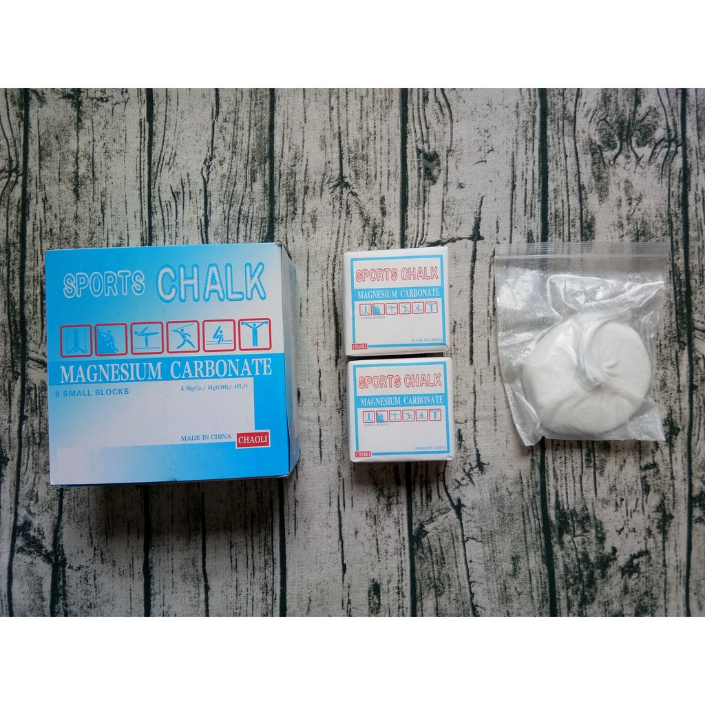Bột phấn chống trơn Chalk Block hỗ trợ tập gym